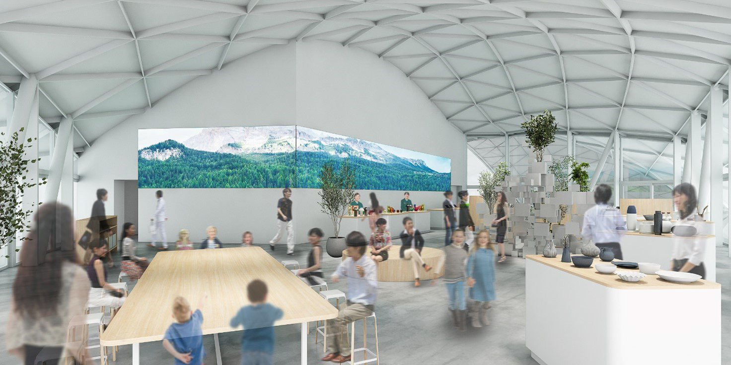 情報発信棟の内部イメージ図