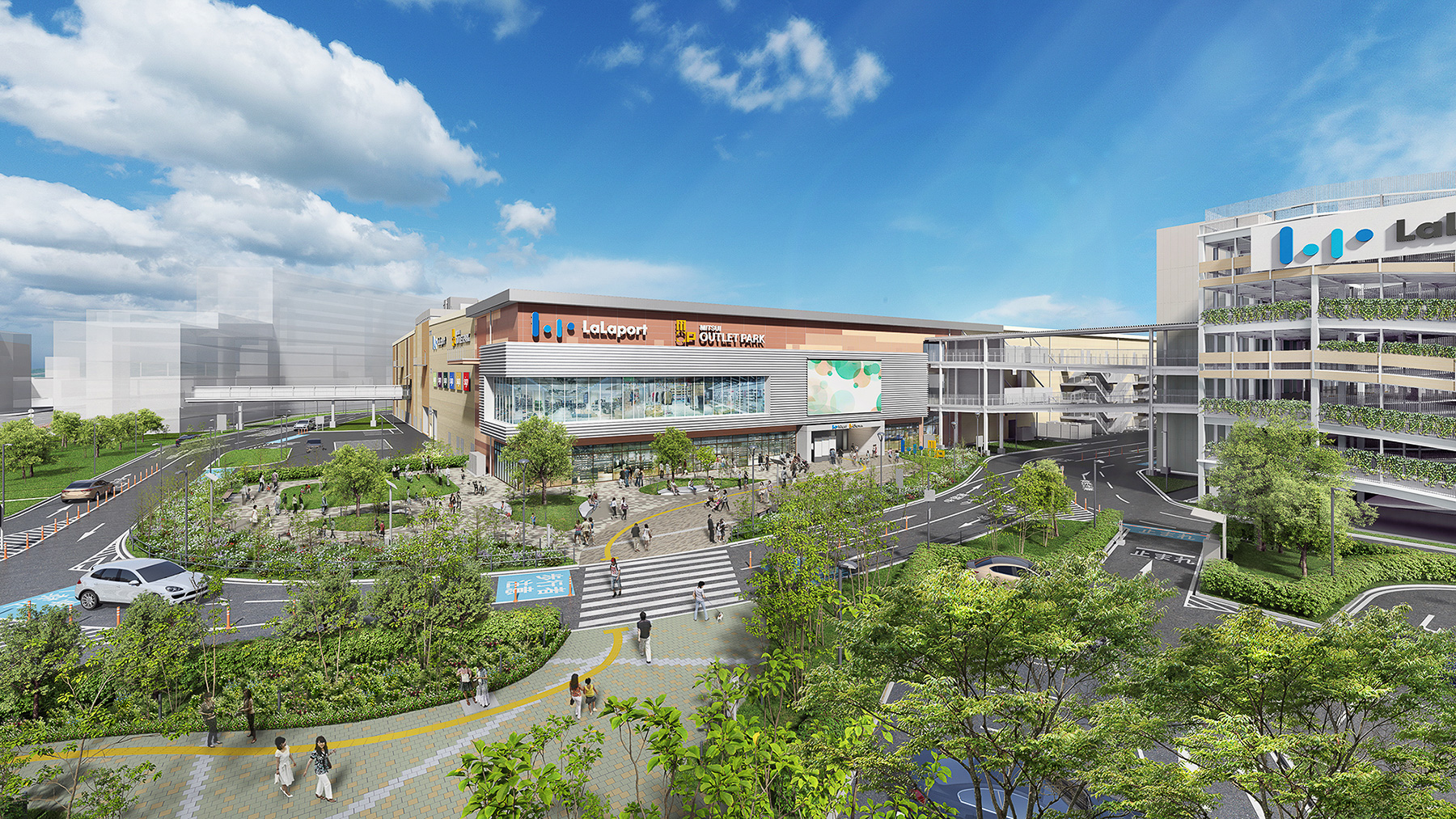 「三井ショッピングパーク ららぽーと門真」と「三井アウトレットパーク 大阪門真」が開業