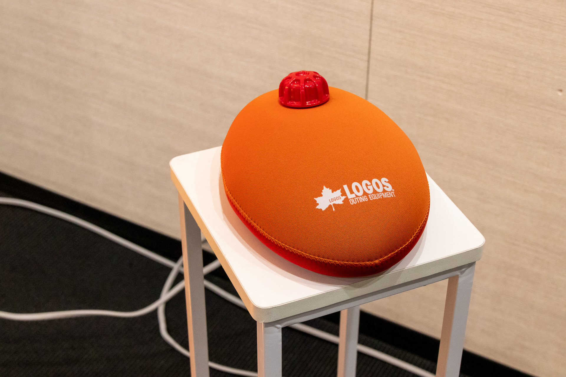 実際にお湯を入れた状態の湯たんぽが置かれていた