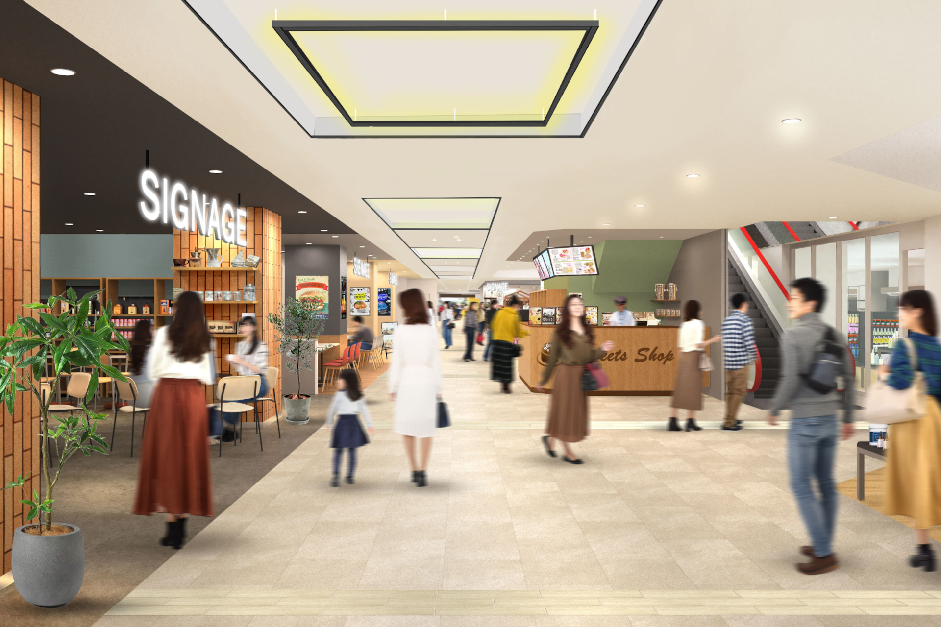 「天神エリアの暮らしに寄り添う」をコンセプトに、都会の日常使い空間をデザインした