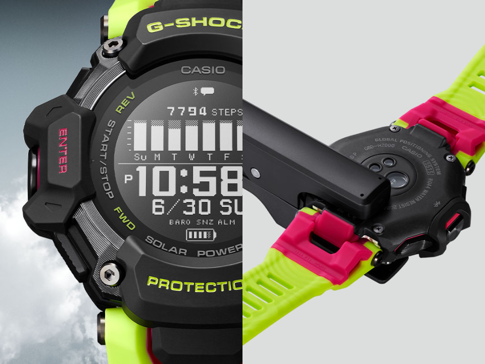 G-SHOCK、トレーニング分析/GPS機能や6つのセンサーを搭載「GBD