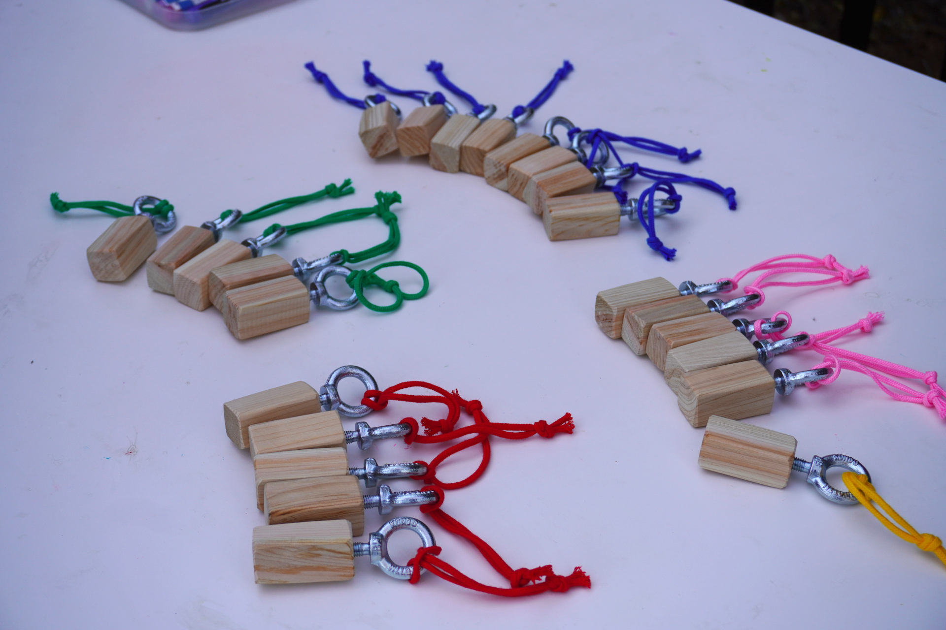 参加者がもらえるバードコール。好きなデザインにアレンジOK