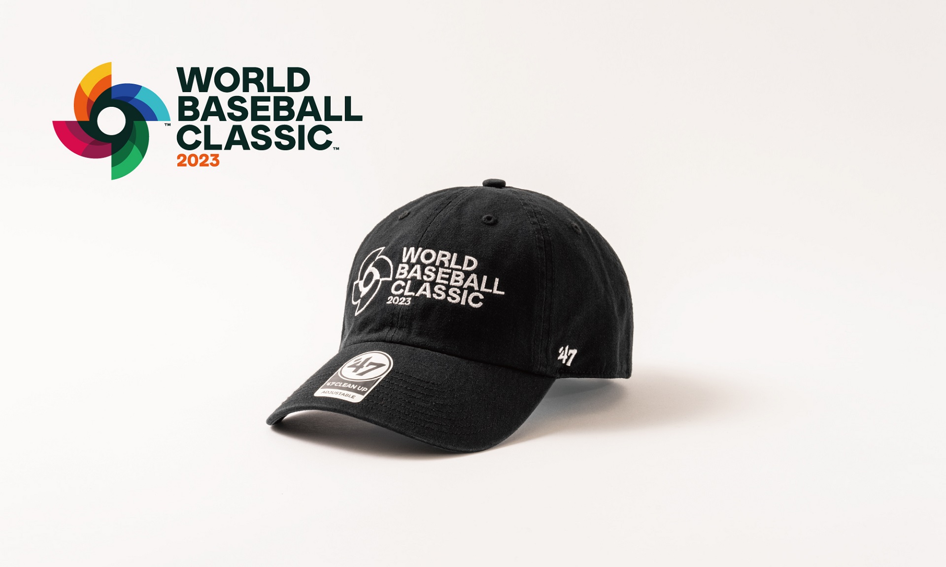 WBC 2023 '47 CLEAN UP ブラック