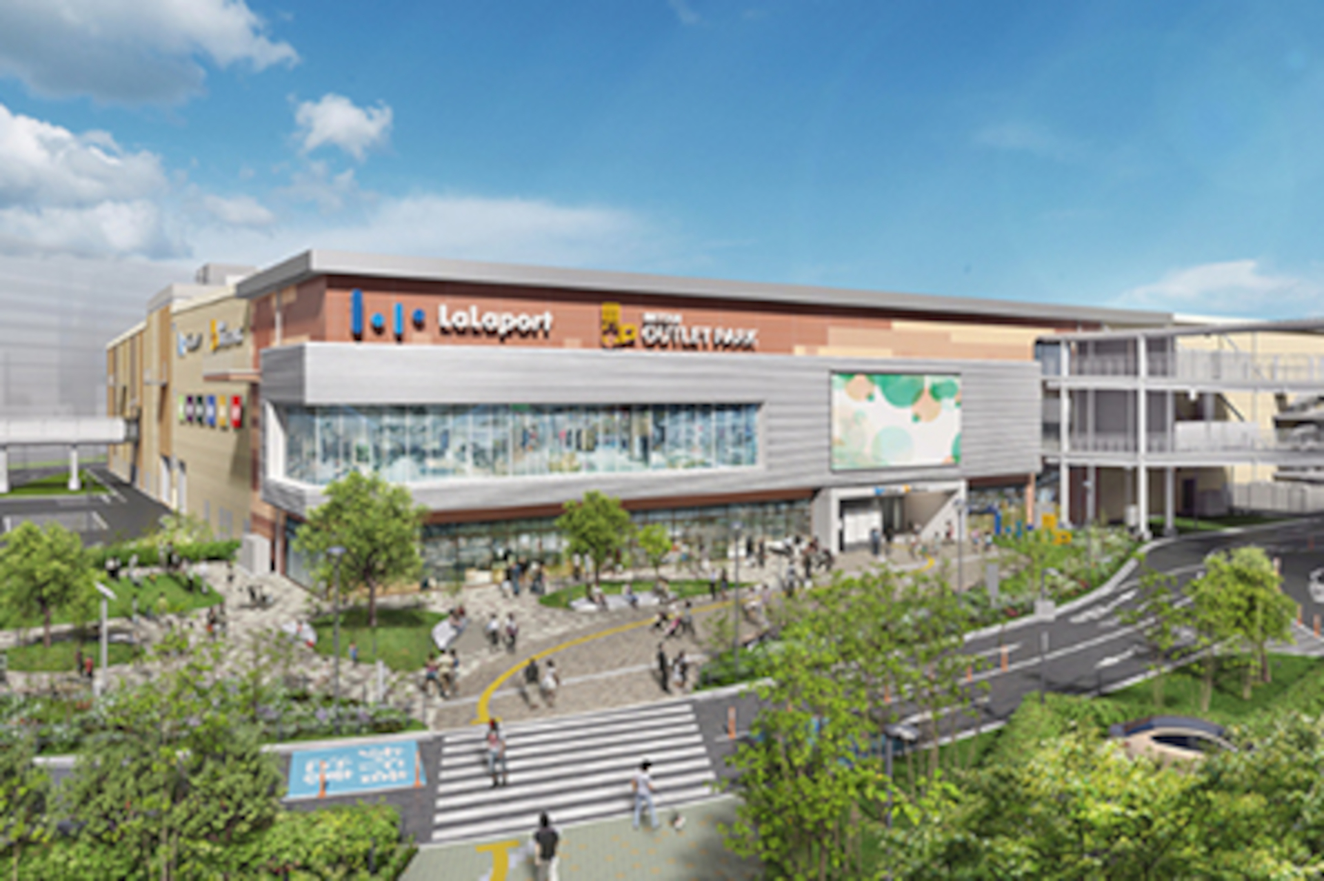 2業態複合型商業施設「三井ショッピングパーク ららぽーと門真・三井アウトレットパーク 大阪門真」は4月17日グランドオープン