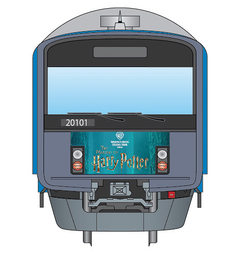 西武鉄道が映画ハリー・ポッターのフルラッピング電車を運行