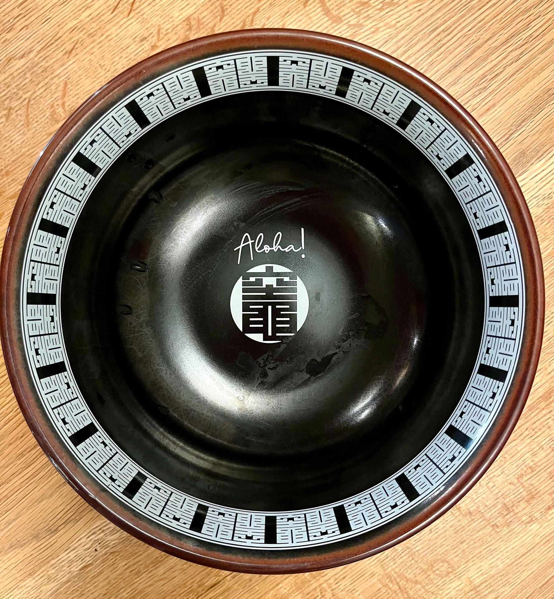 完食すると「Aloha!」の文字が！