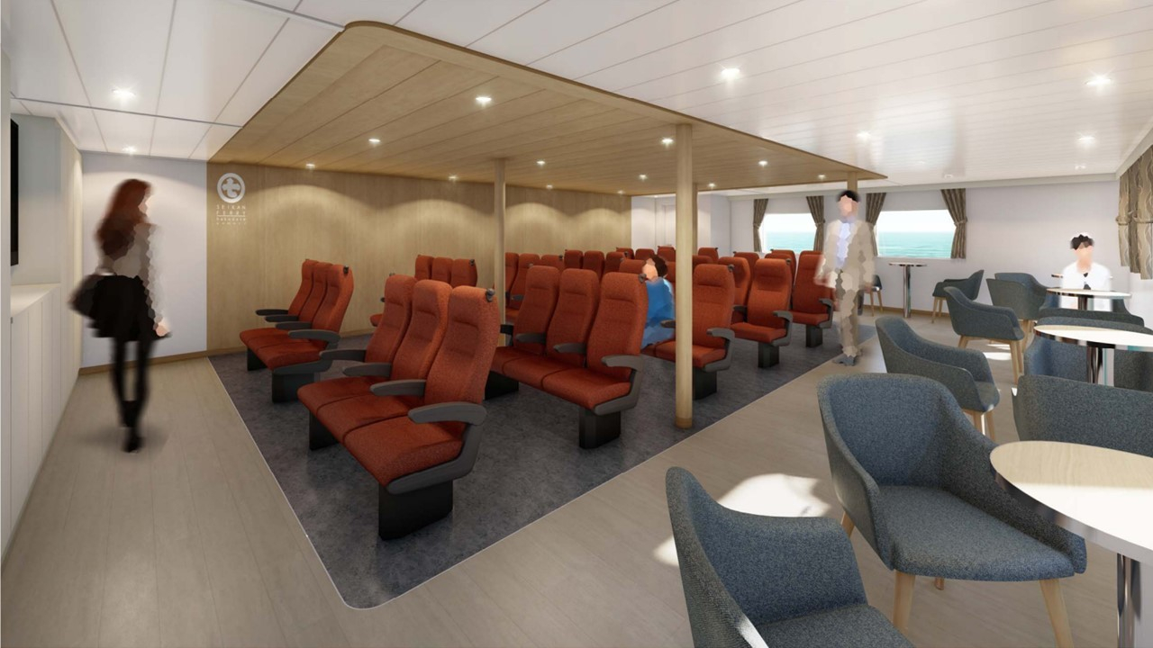 2等椅子席（オーシャンビュー席）