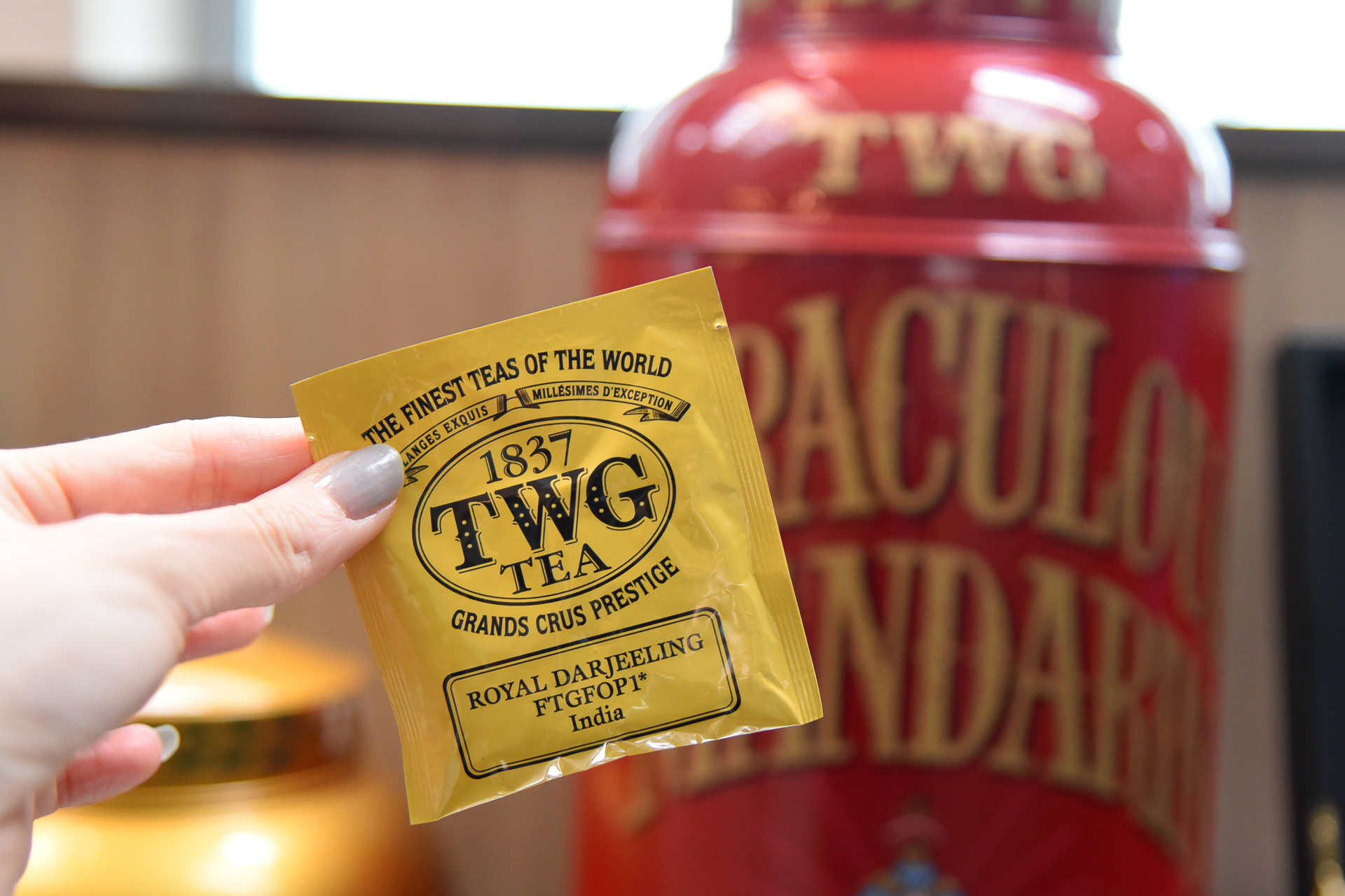 もちろんTWGの紅茶も