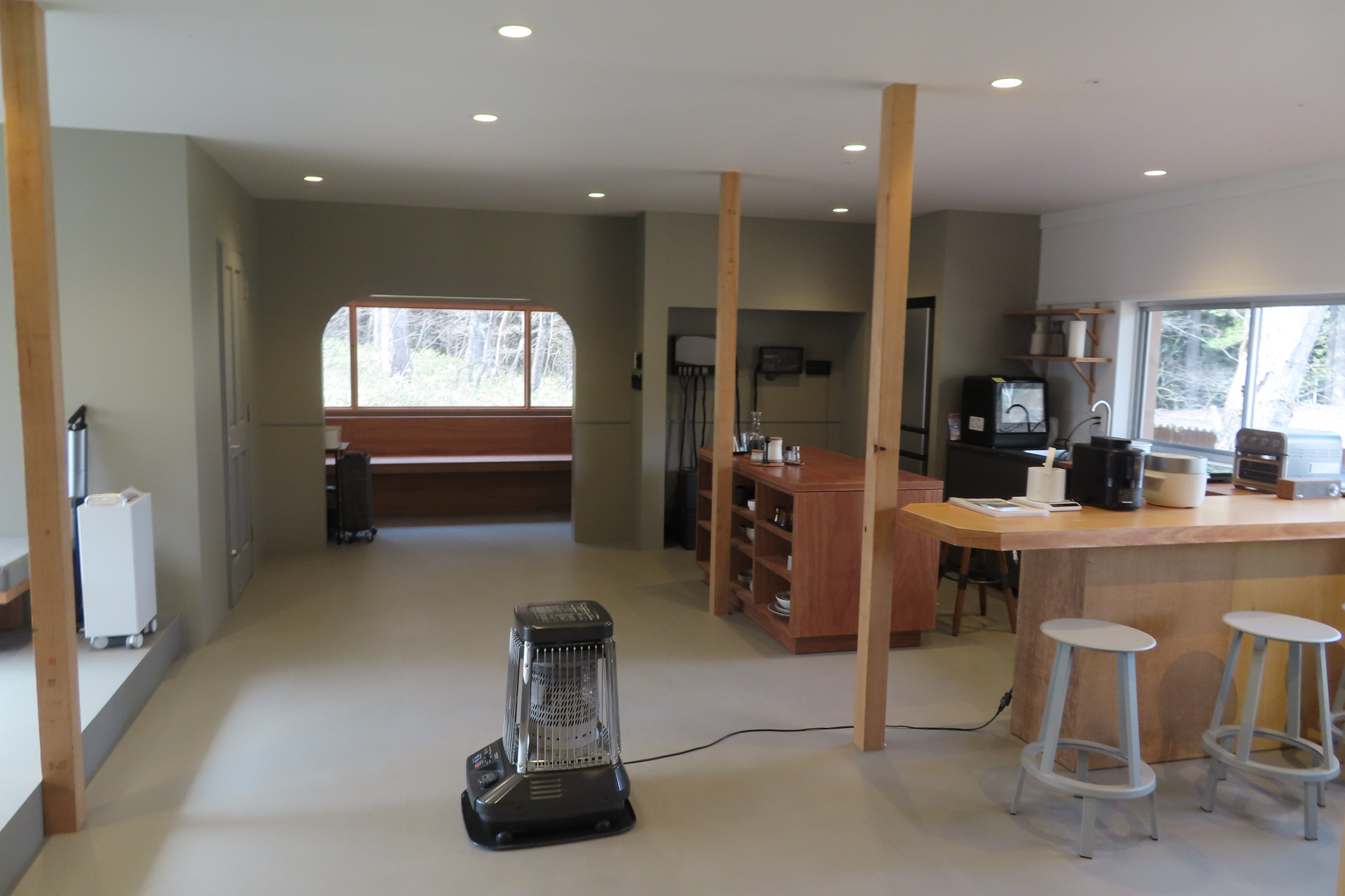 1階にはリビングとダイニングキッチン