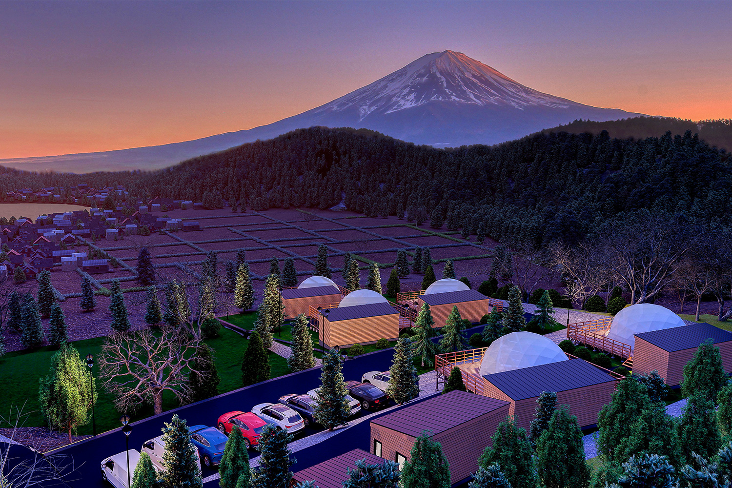 地元のアクティビティ企業と連携。カヤックやレンタサイクル、ワカサギ釣りなども可能