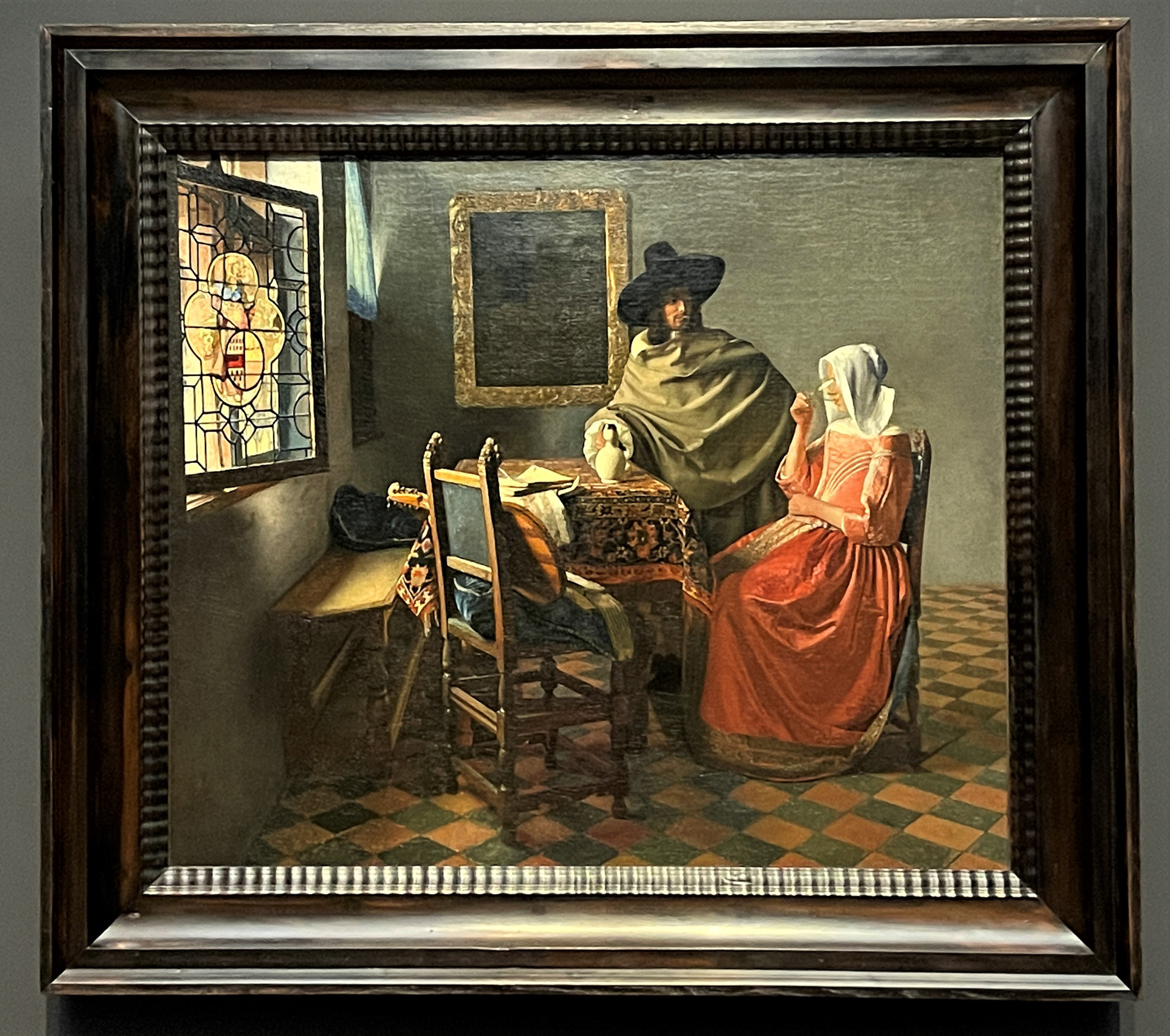 「紳士とワインを飲む女」/ベルリン絵画館蔵