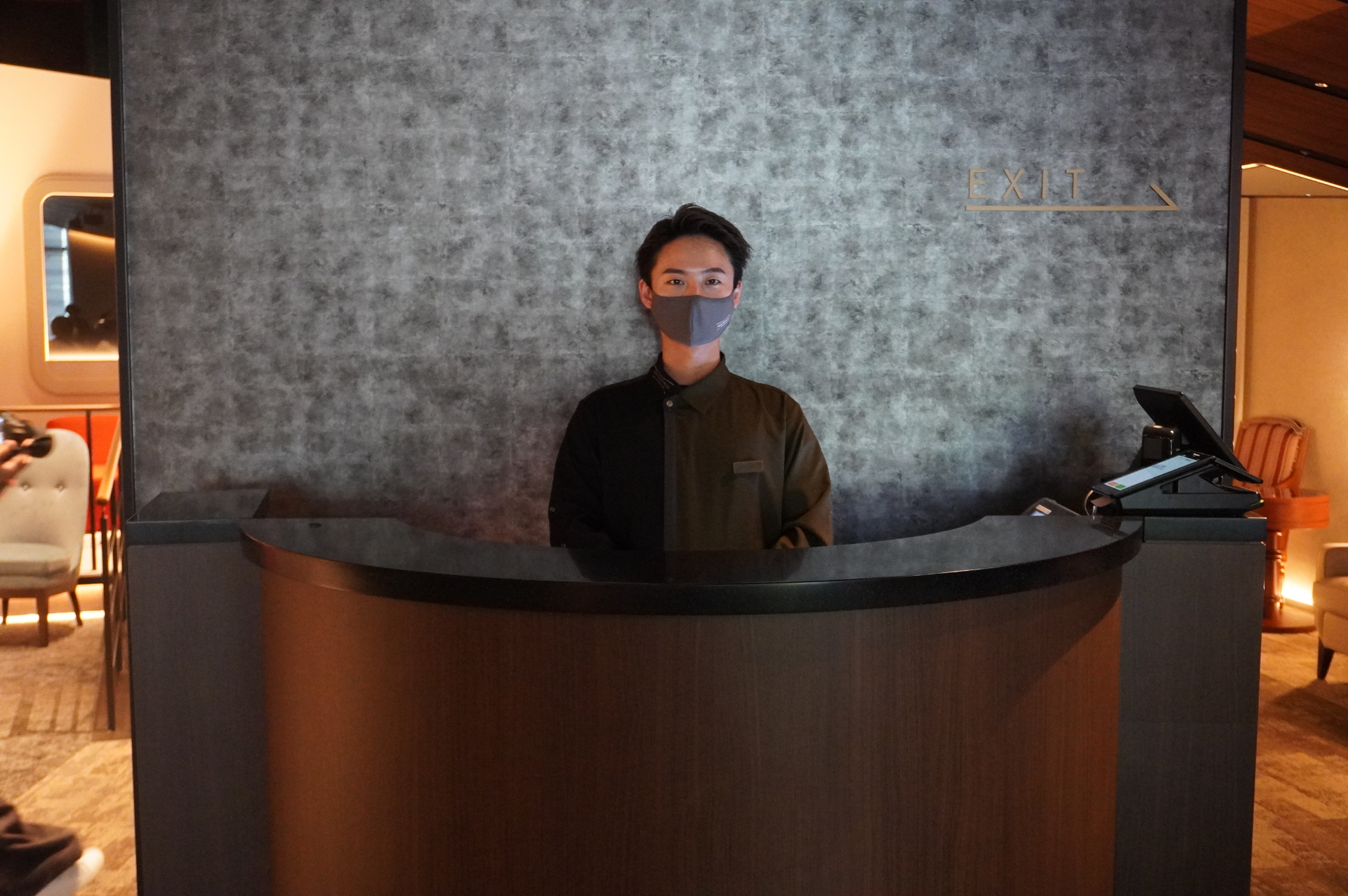 各階メインラウンジ内のインフォメーション