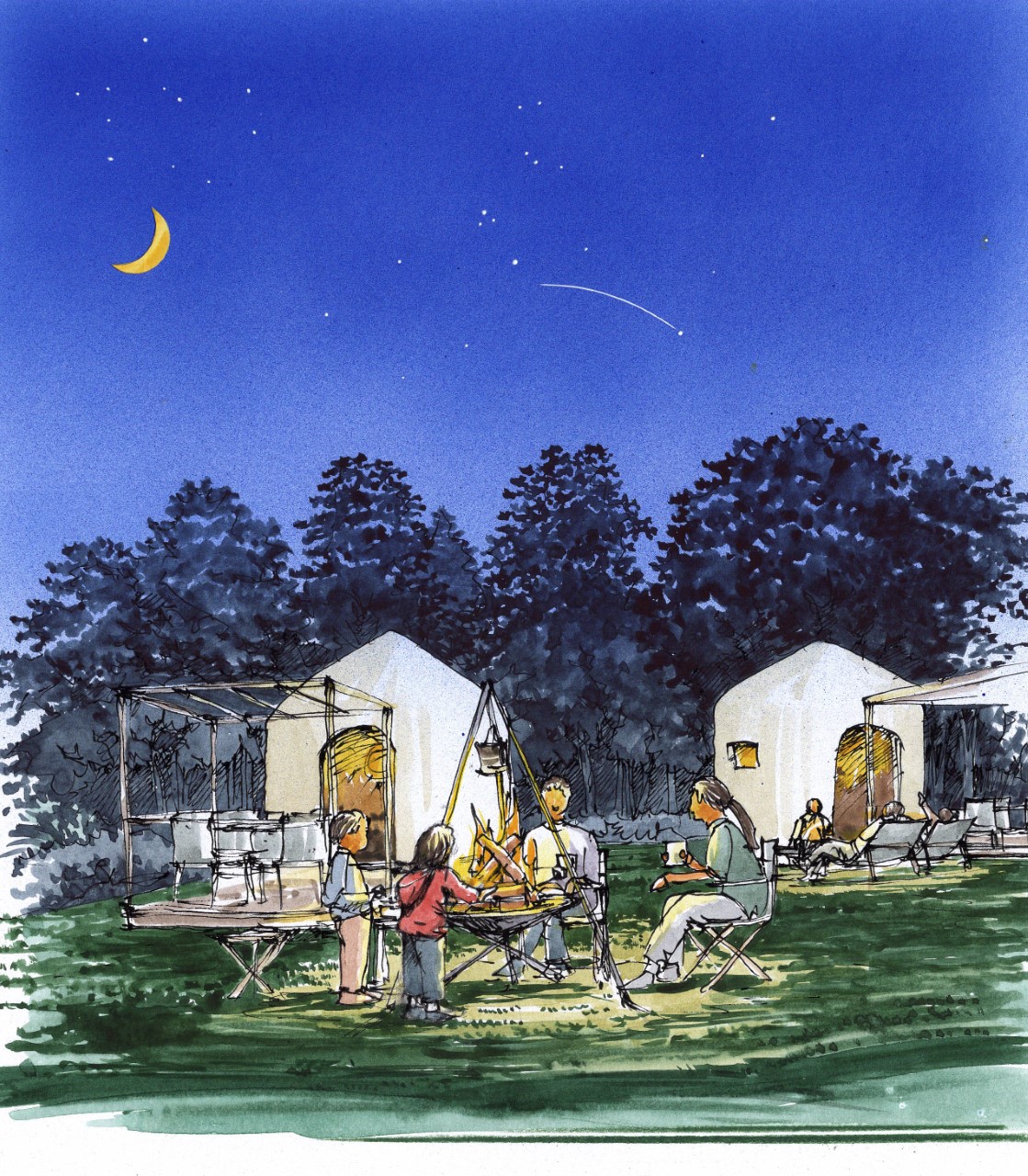 広大な星空を楽しむことができる豊かな自然環境