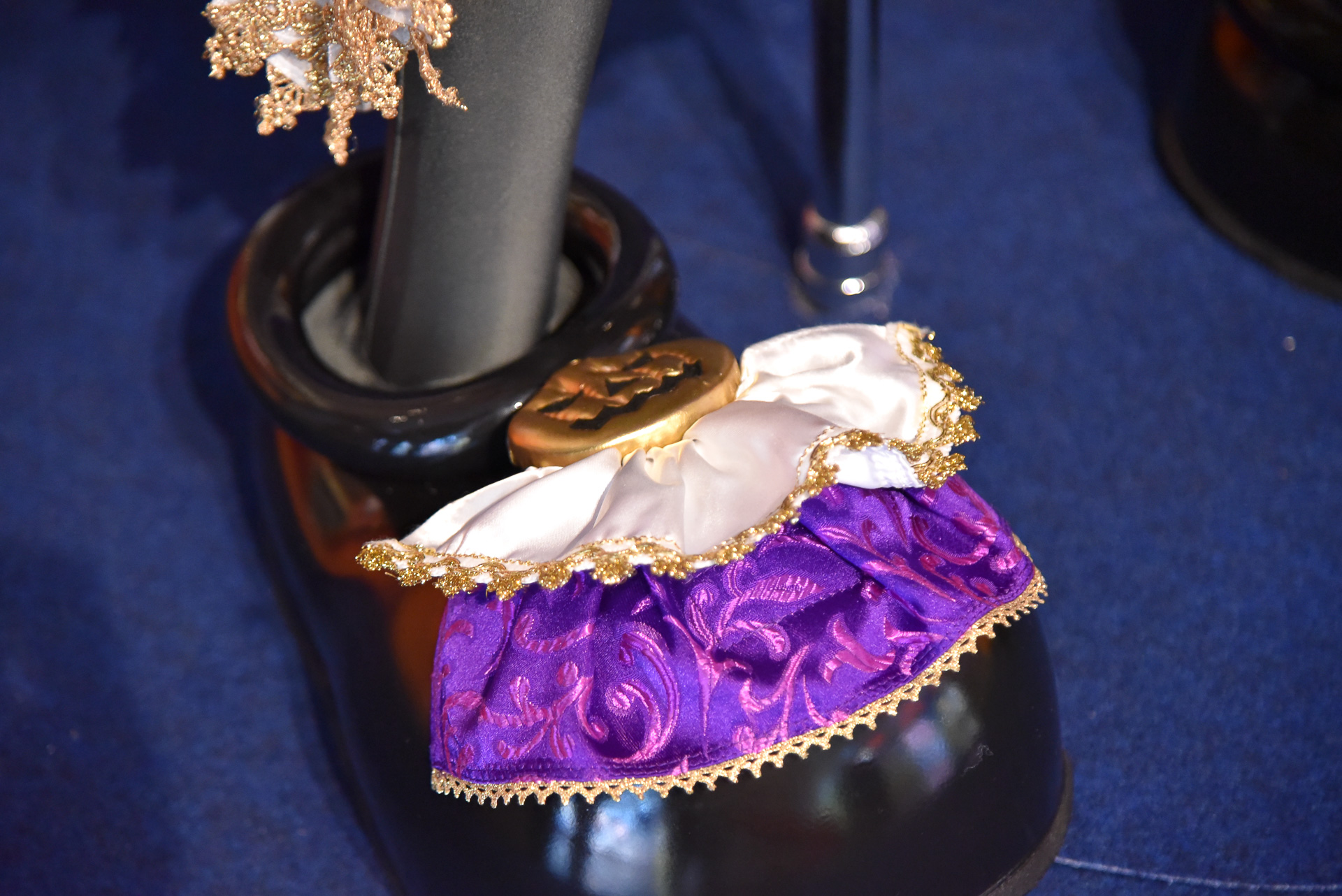 靴の装飾にびっくり。ジャケット同様こちらにもかぼちゃがいたんですね！