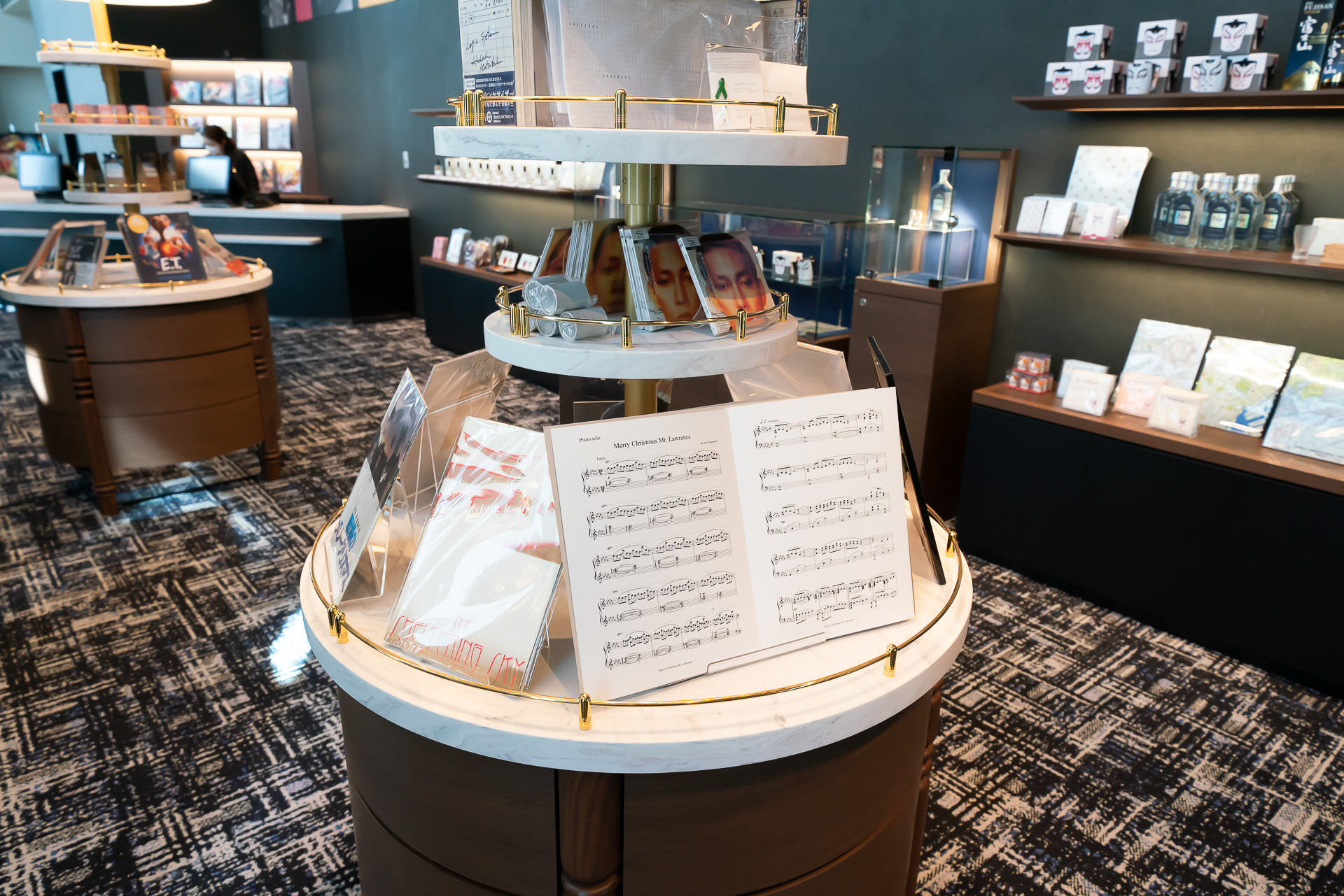 映画館の音響を担当した坂本龍一氏の楽譜など