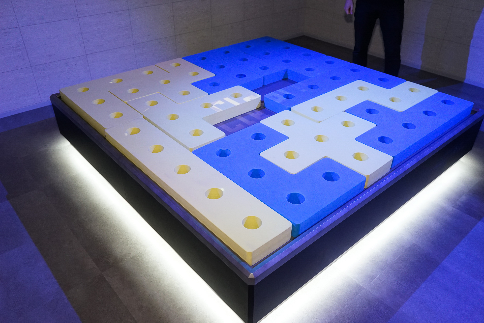 デキた！　パズルが解けると反応する