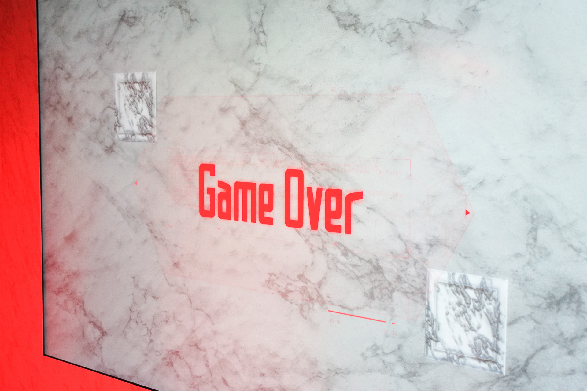 おっと残念。ゲームオーバーだ