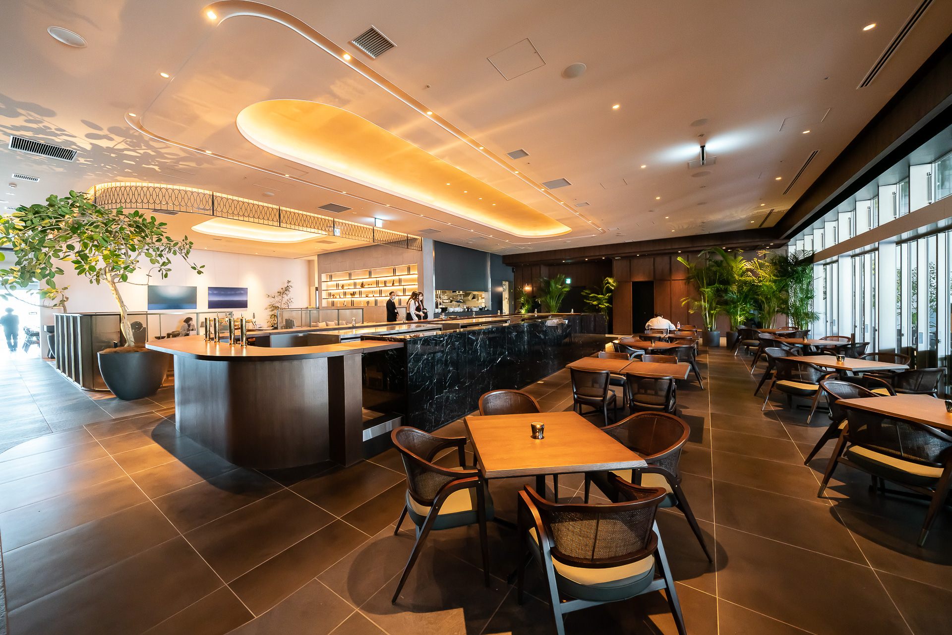 「EXSTION」内にあるレストランスペース