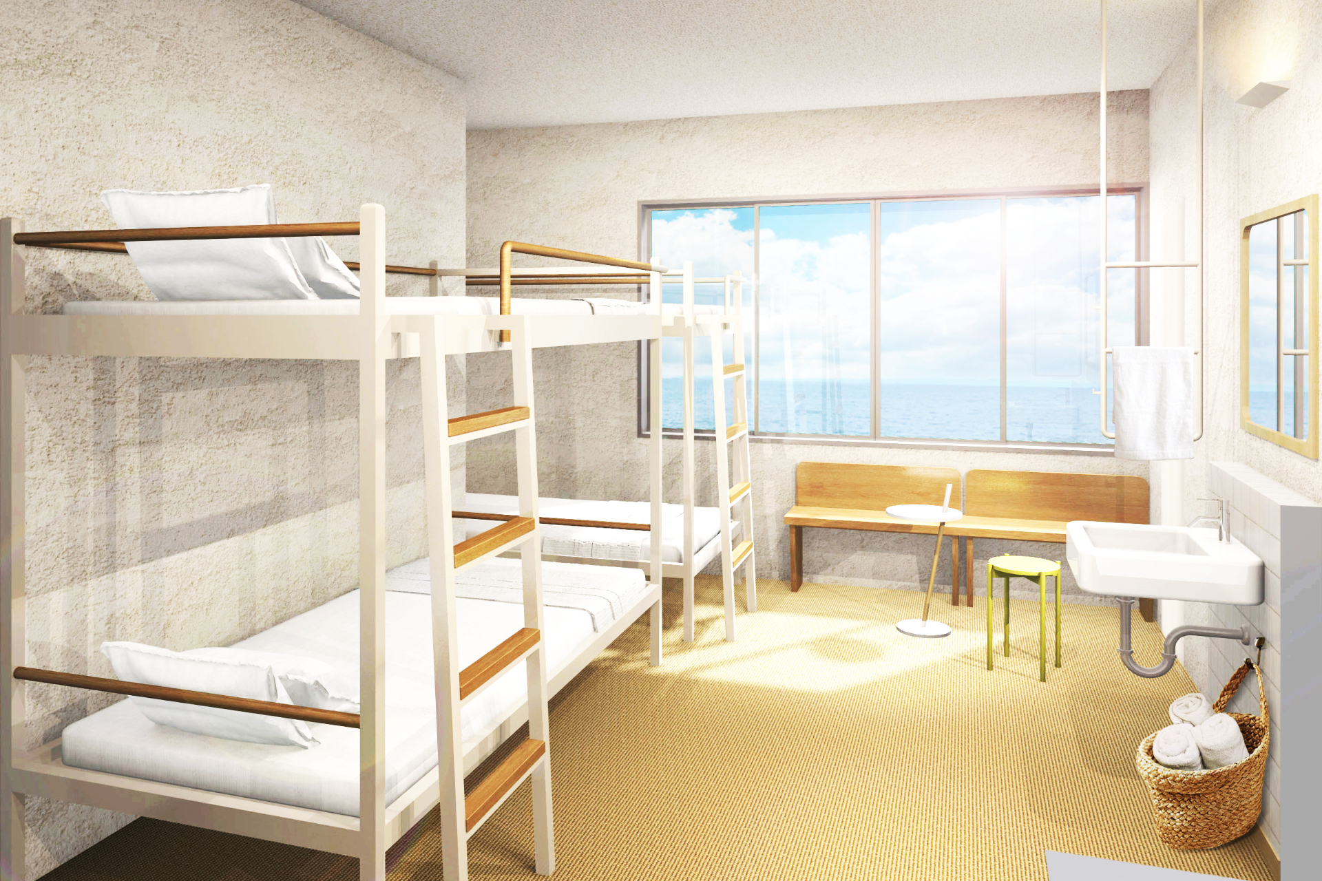 17室すべてがオーシャンビュー