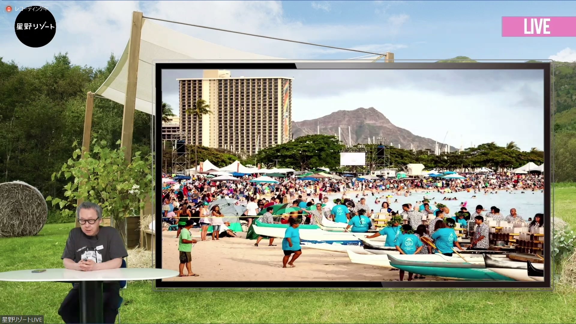 コロナ前のハワイビーチのようす