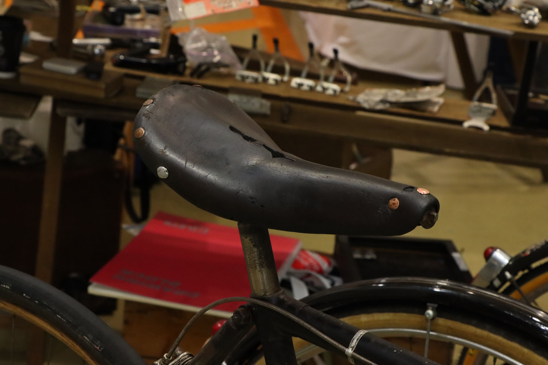 チェーンリングをライオンが走る