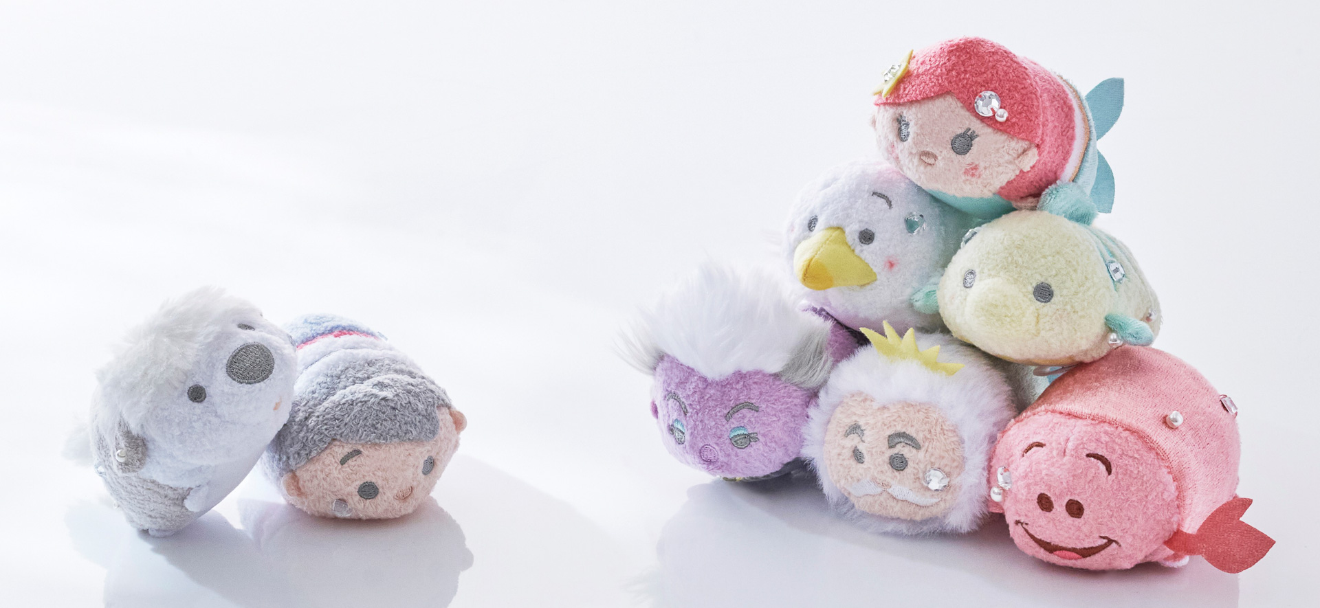 TSUM TSUM（ツムツム）ぬいぐるみ（各1320円）