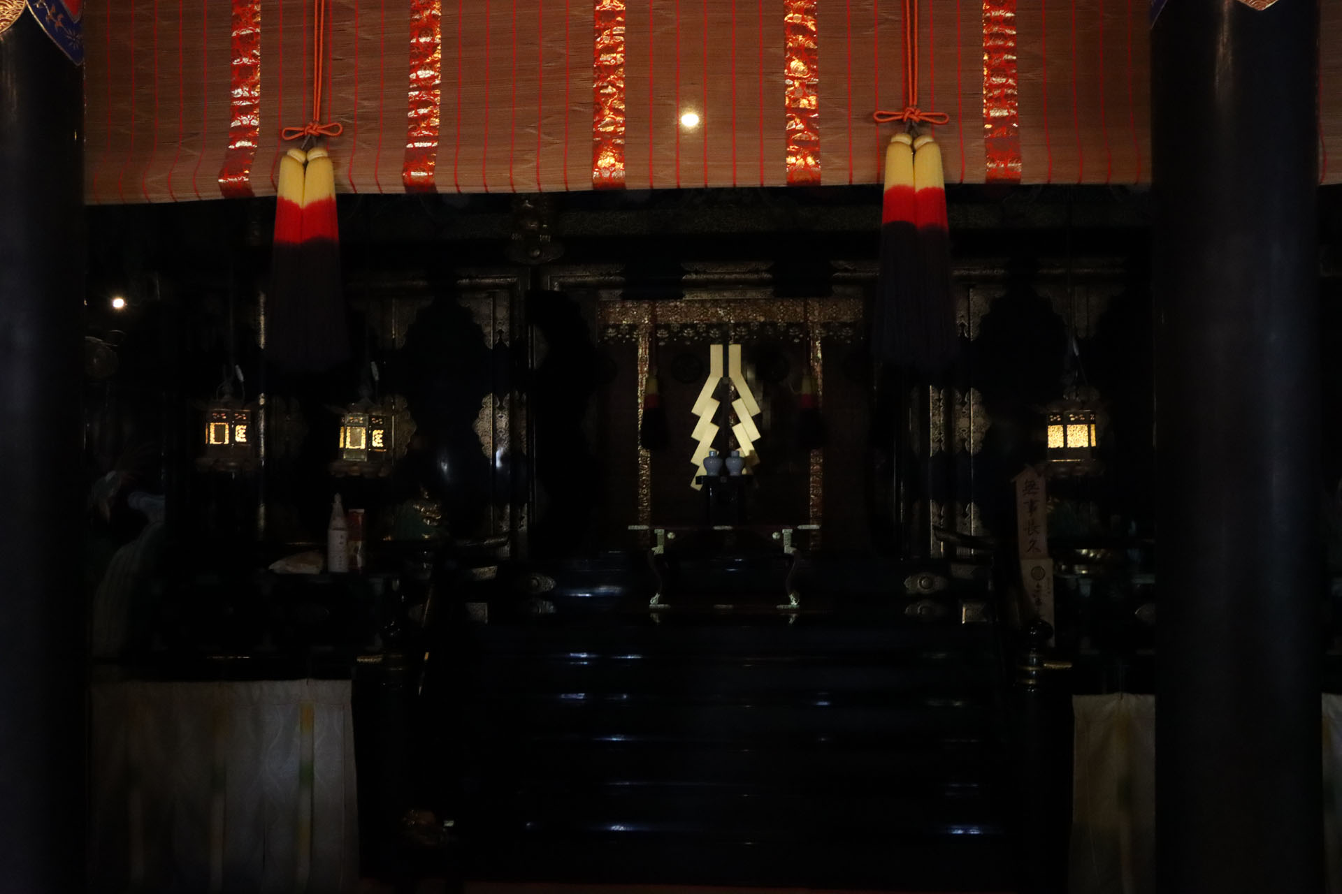 今回は昇殿参拝もさせていただいた