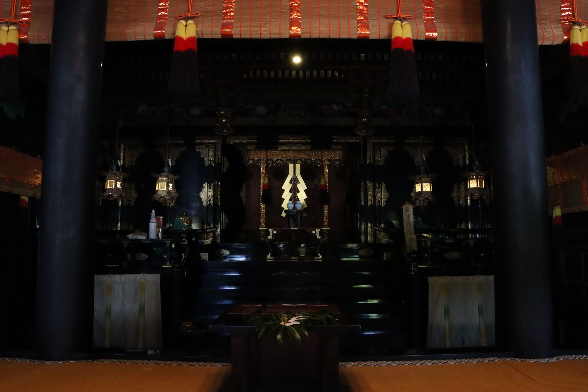 今回は昇殿参拝もさせていただいた