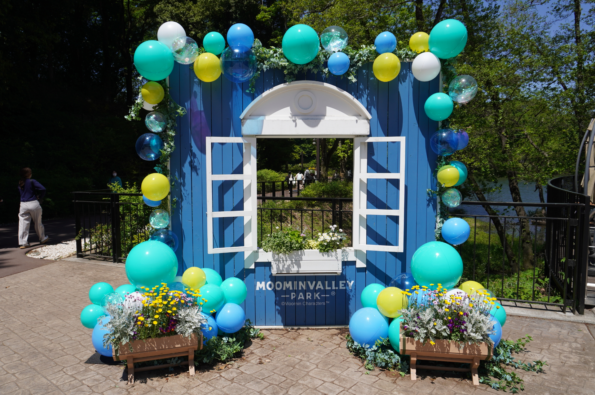 フォトスポットもアンブレラスカイ仕様に