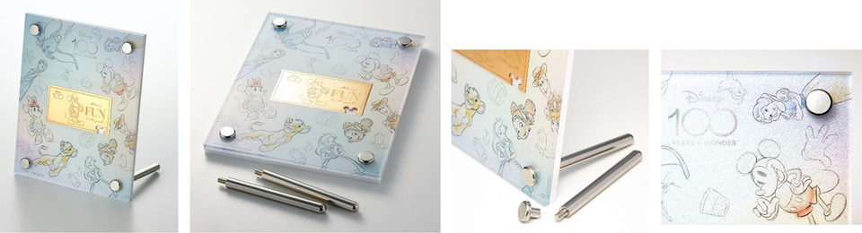 ディズニー100周年を記念した「切符型純金」ベルメゾンJRE MALL