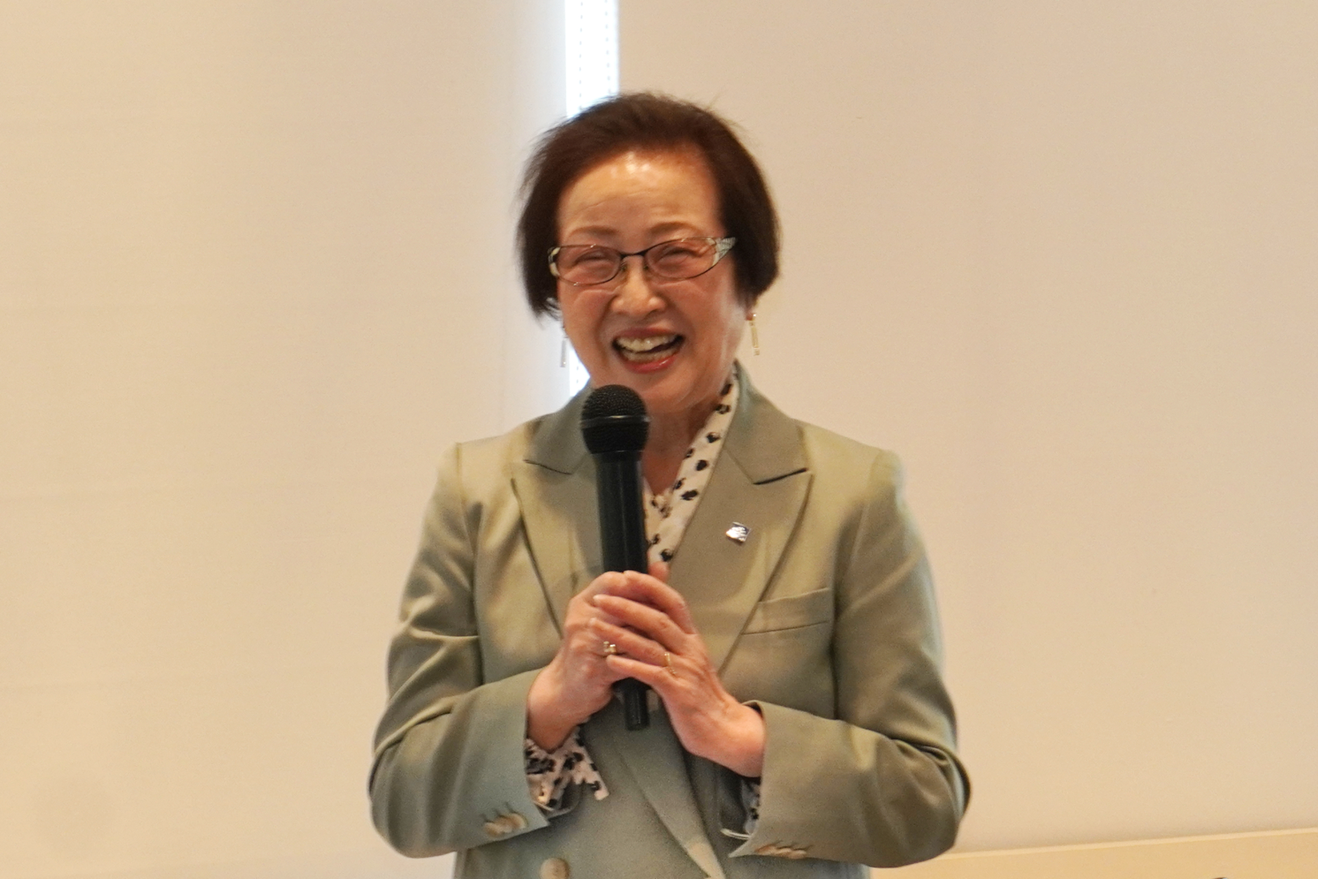 株式会社ボーネルンド 代表取締役 中西弘子氏。1981年の設立以来、あそびの道具と環境を提供してきた