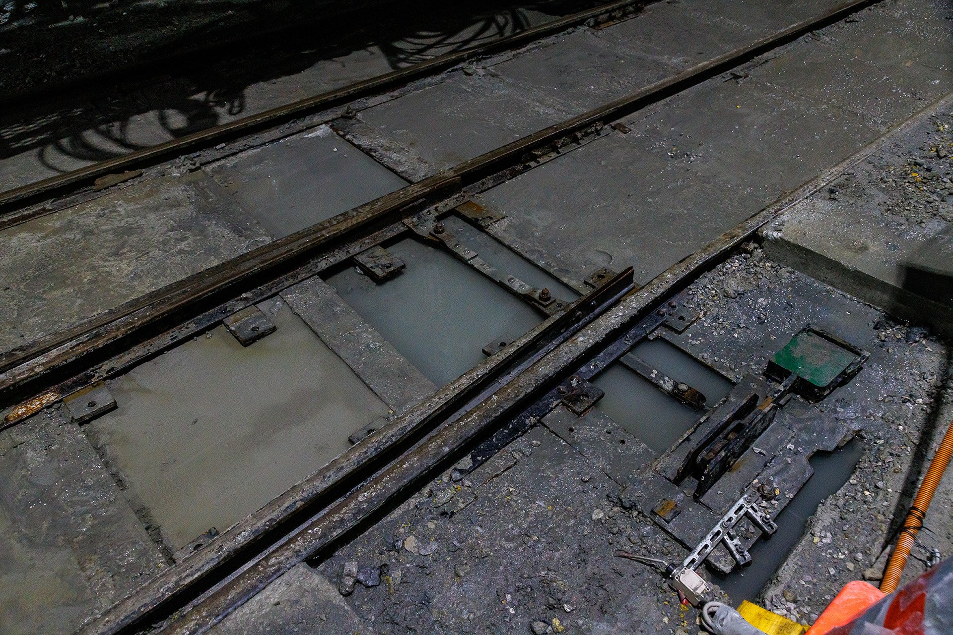 手動式の分岐器