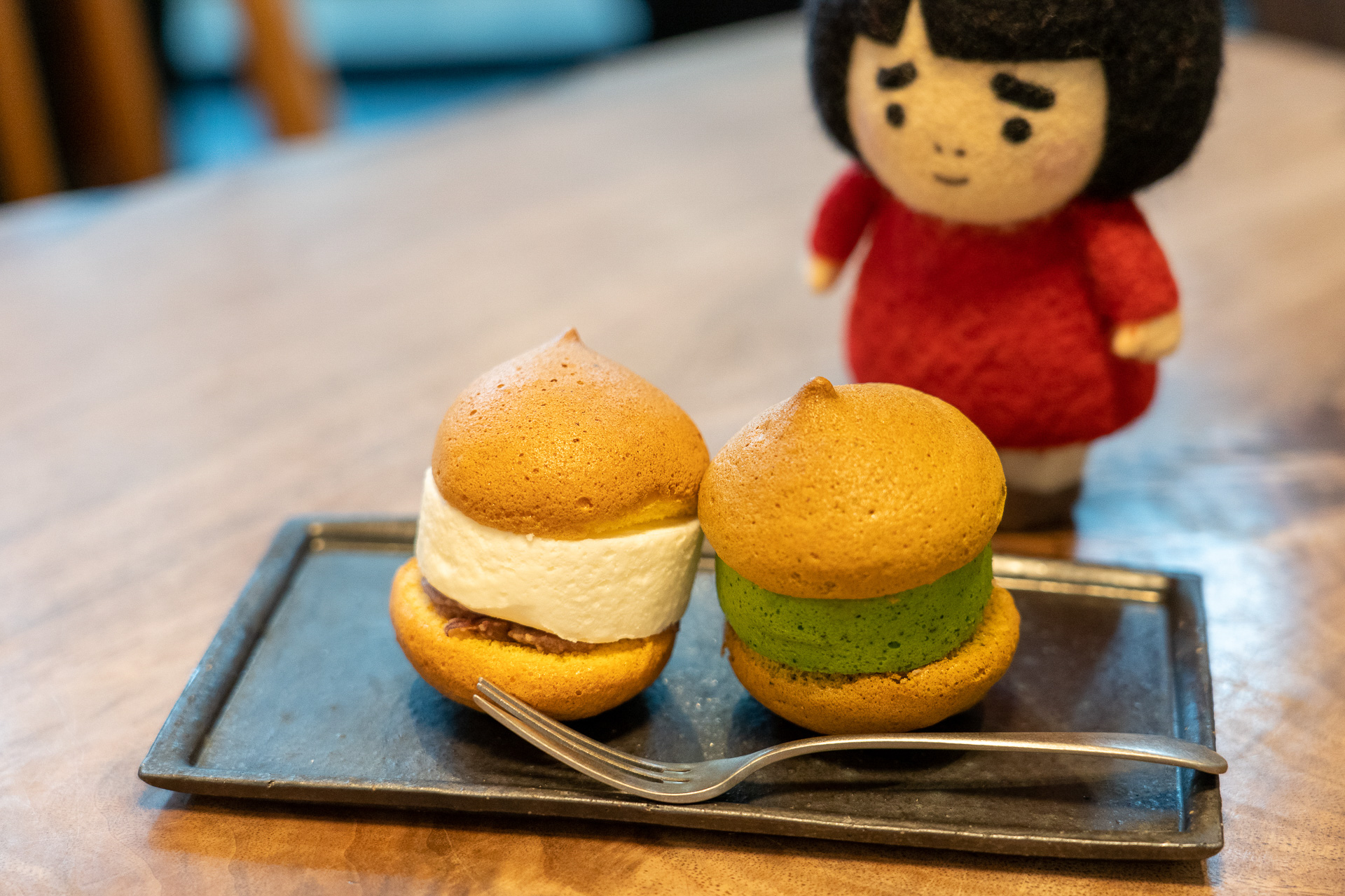 プレーンと抹茶をチョイス