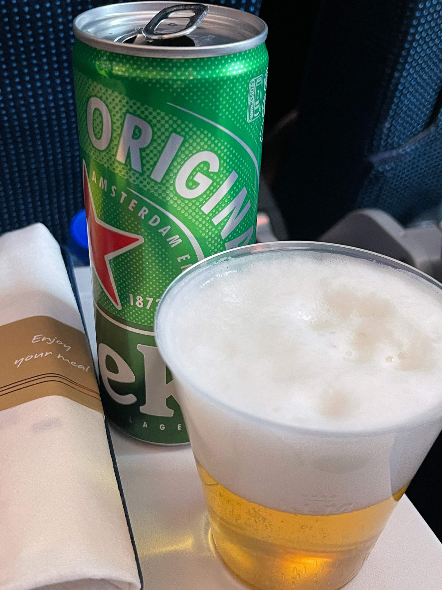 ハイネケン250mL缶はちょうどよい量