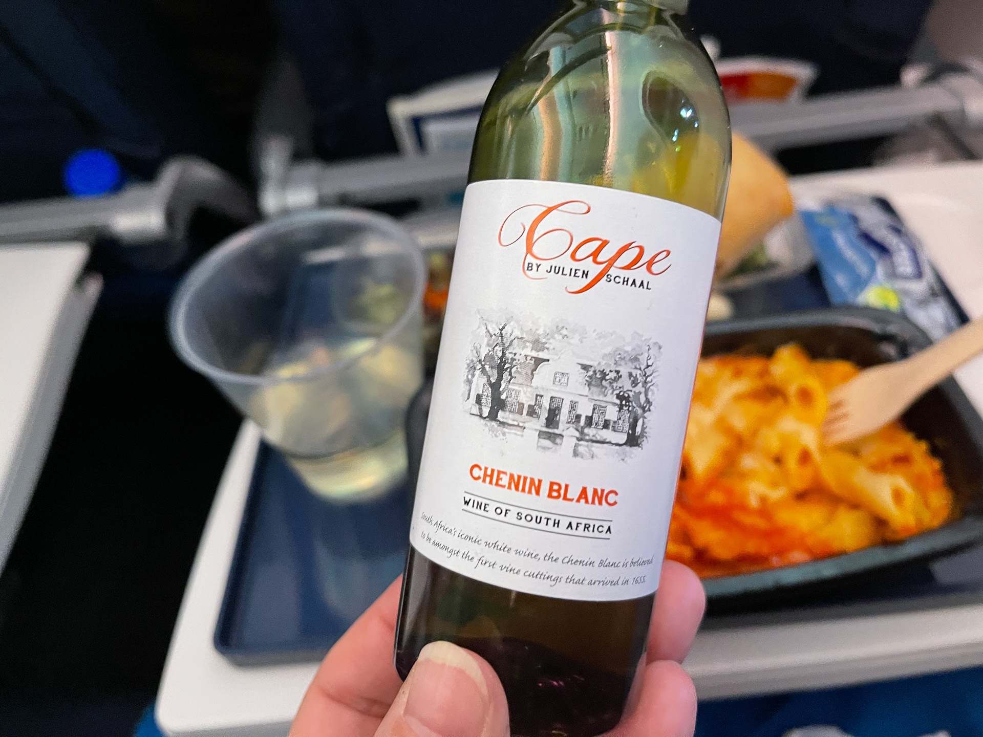 なかなか美味しかった南アフリカ産の白ワイン
