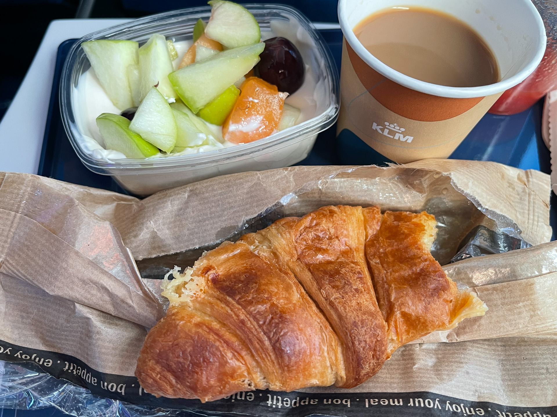 今回のエコノミークラスでのミールサービス