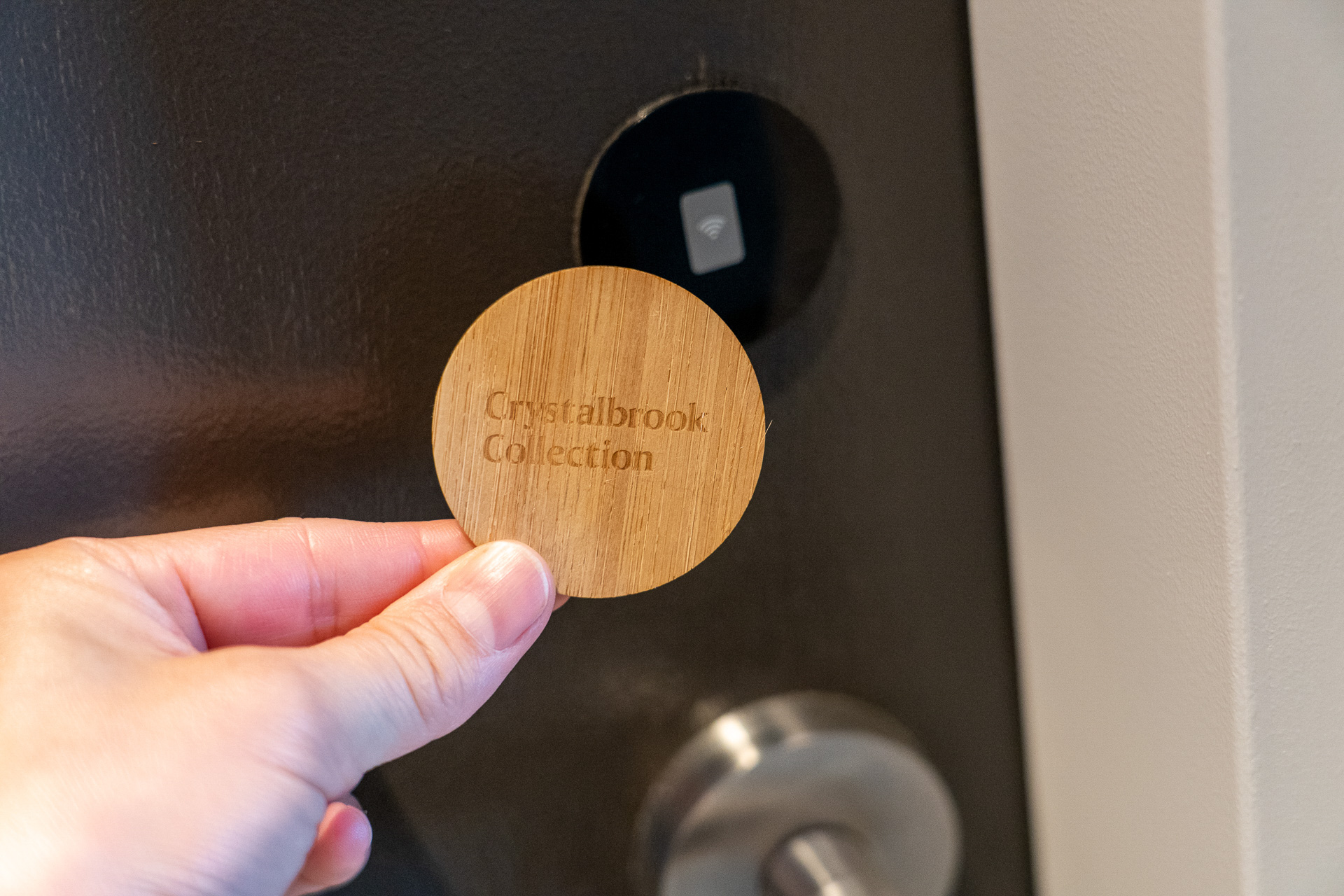 なんとこの木のチップみたいなのがルームキー！