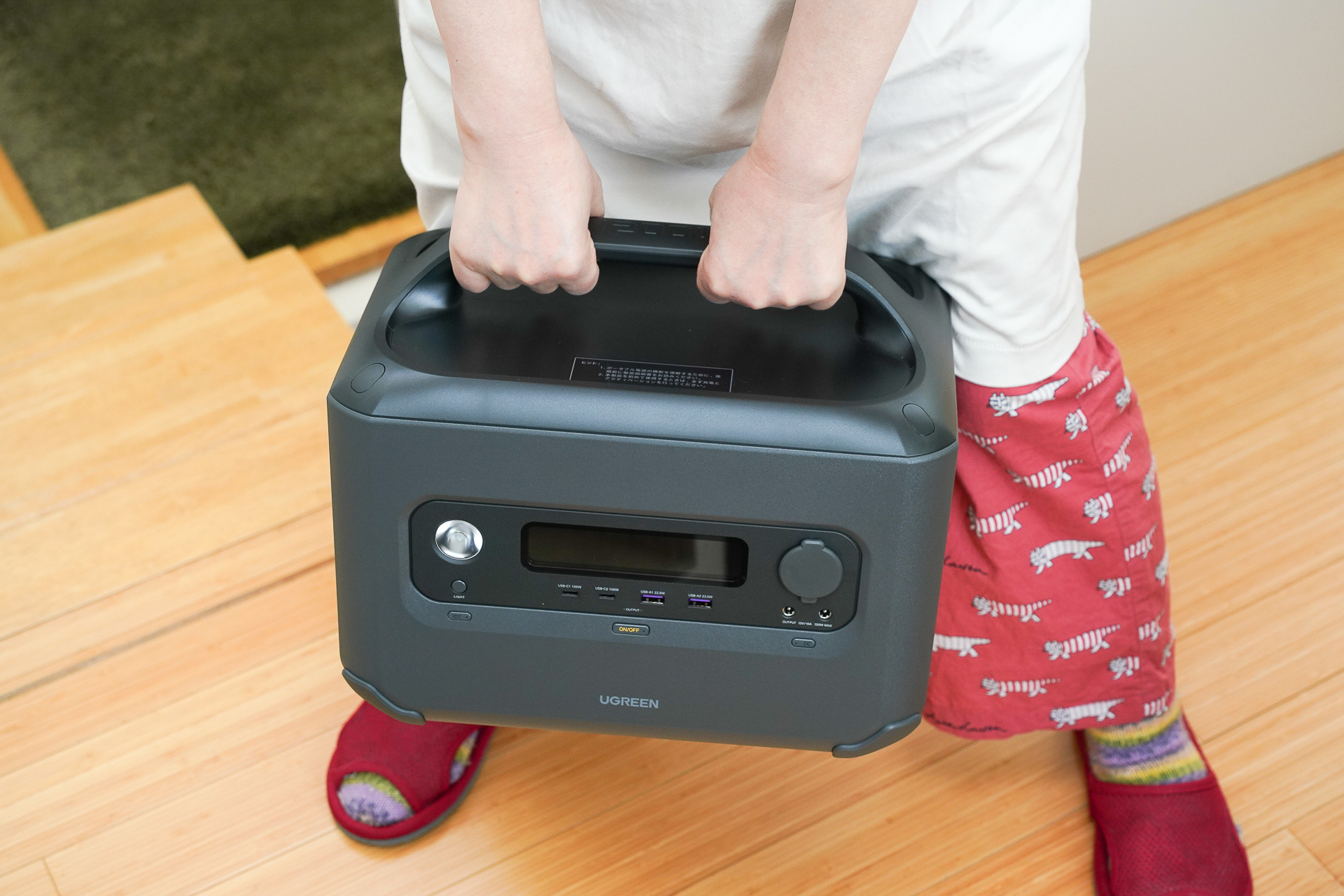 11.5kgと持ち運びが可能な重量