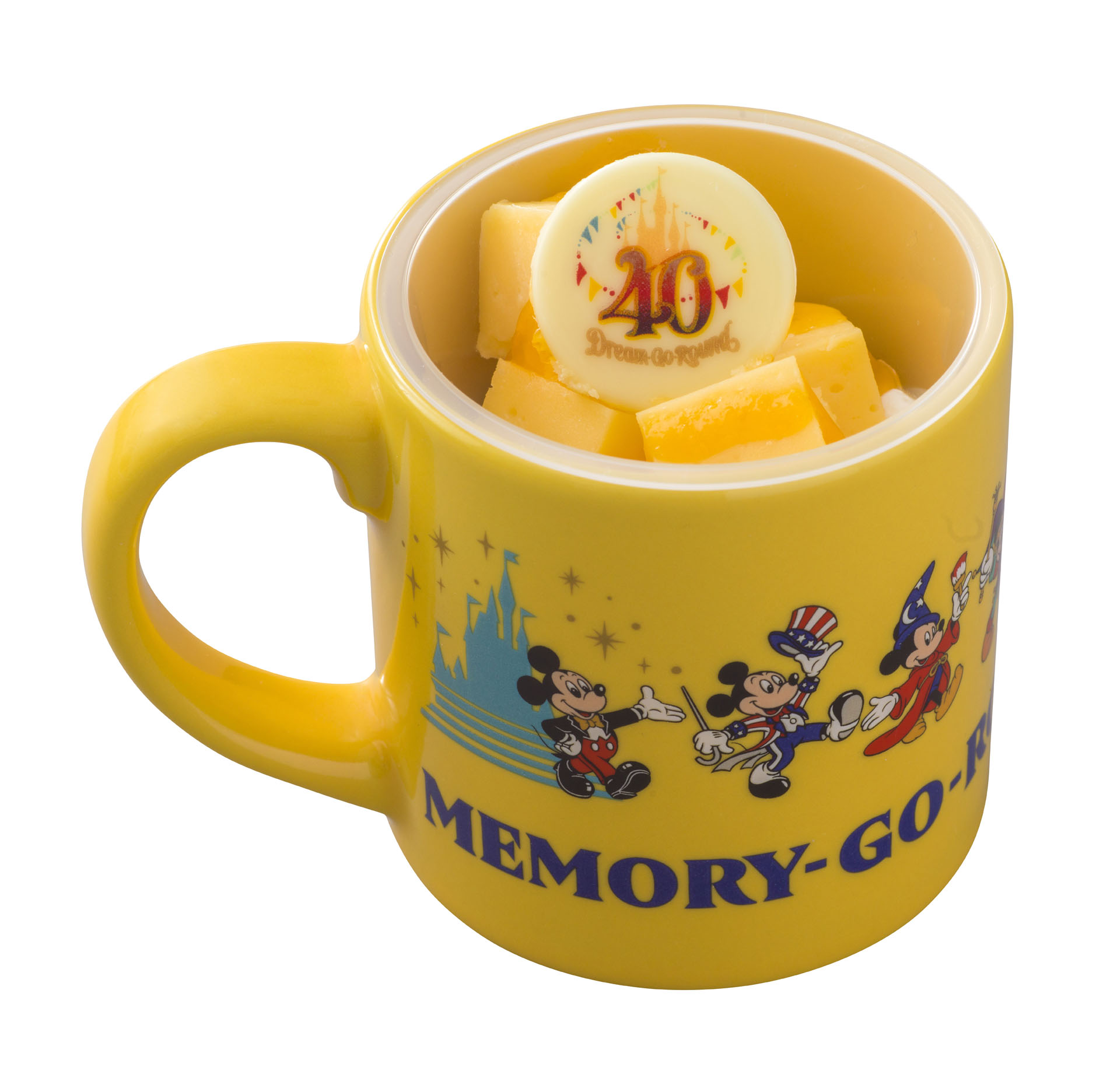 チーズケーキ・マンゴープリン スーベニアカップつき（950円）