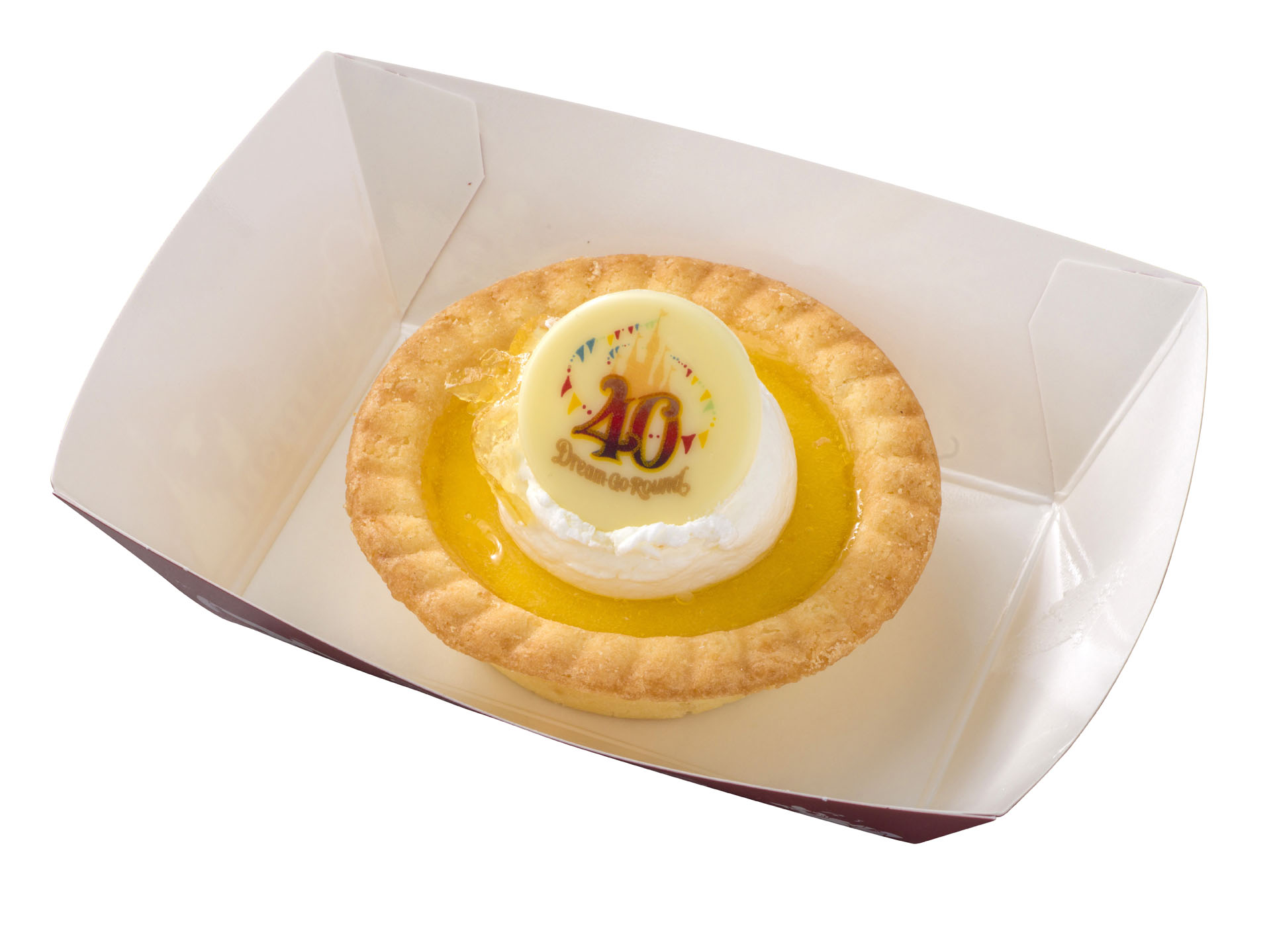 レモンタルト スーベニアプレートつき（950円）