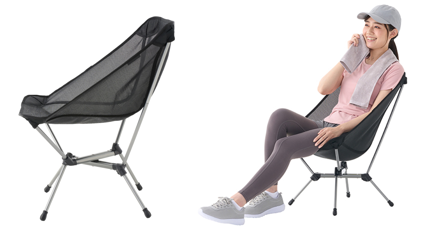 機能性と座り心地を両立したチェア。サイズは約48×54×68cm（幅×奥行き×高さ）で、耐荷重は約120kg