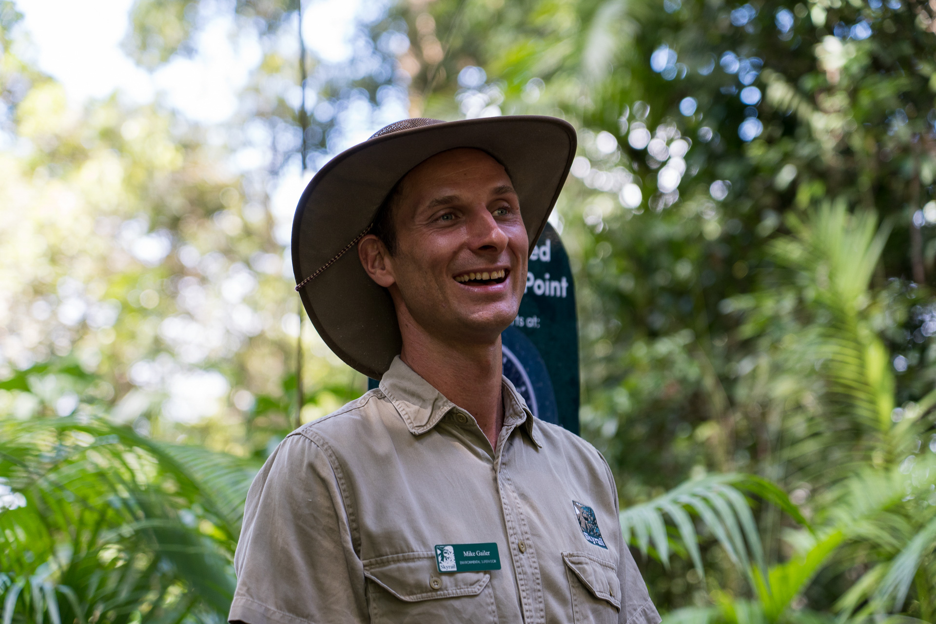 ガイドをしてくれたレンジャーのマイクさん