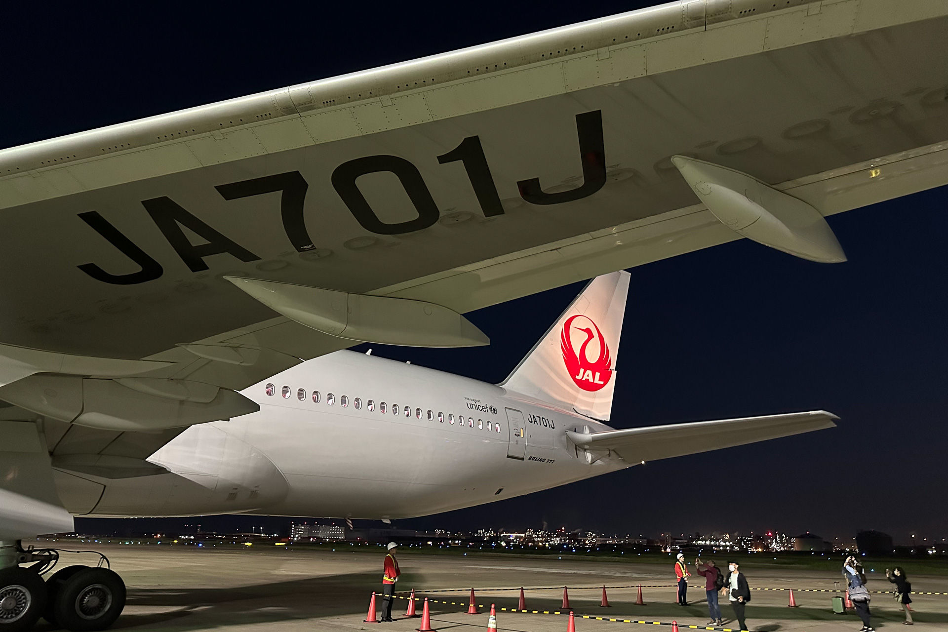 JALでのラストフライトがチャーターという特別な便になった