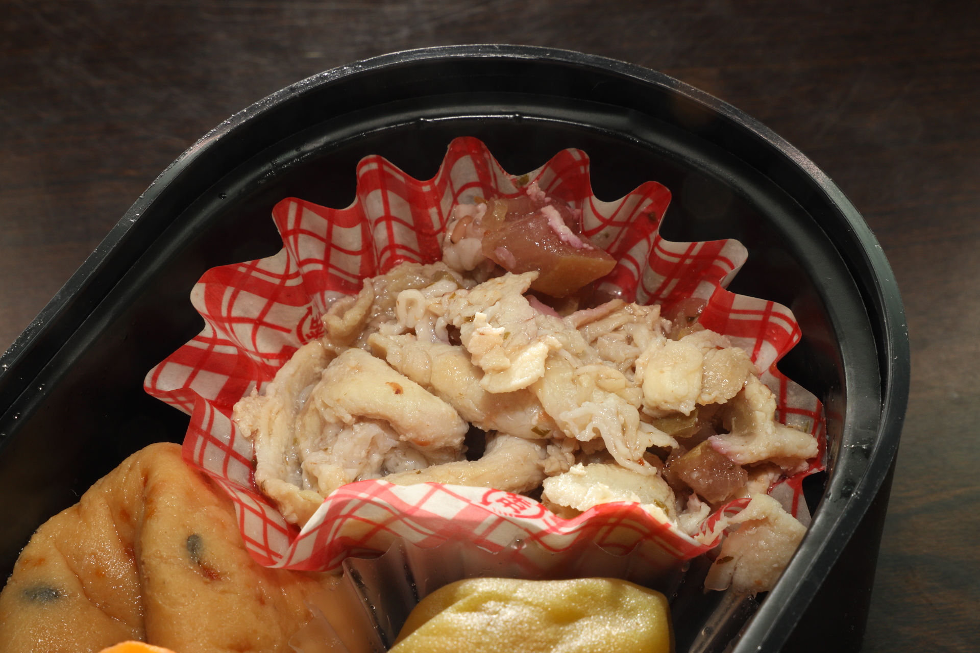 梅味しっかり、豚肉の梅肉和え