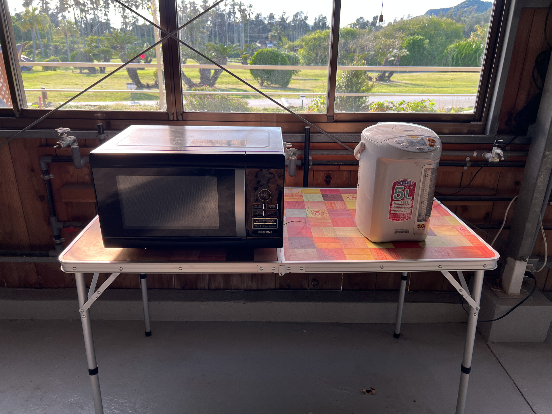 電子レンジと電気ポットも