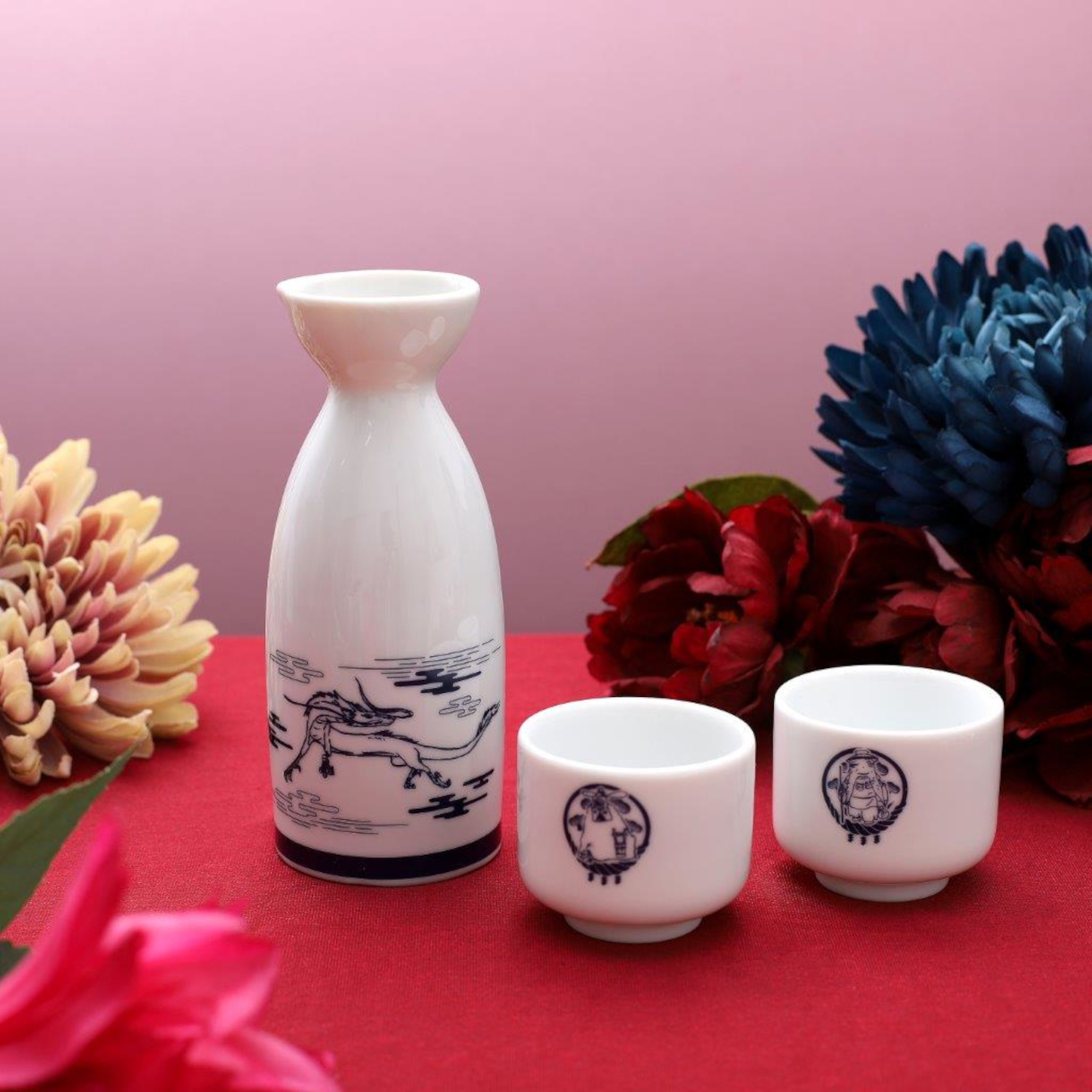 徳利＆お猪口セット ハク・春日様・オシラ様（3300円）