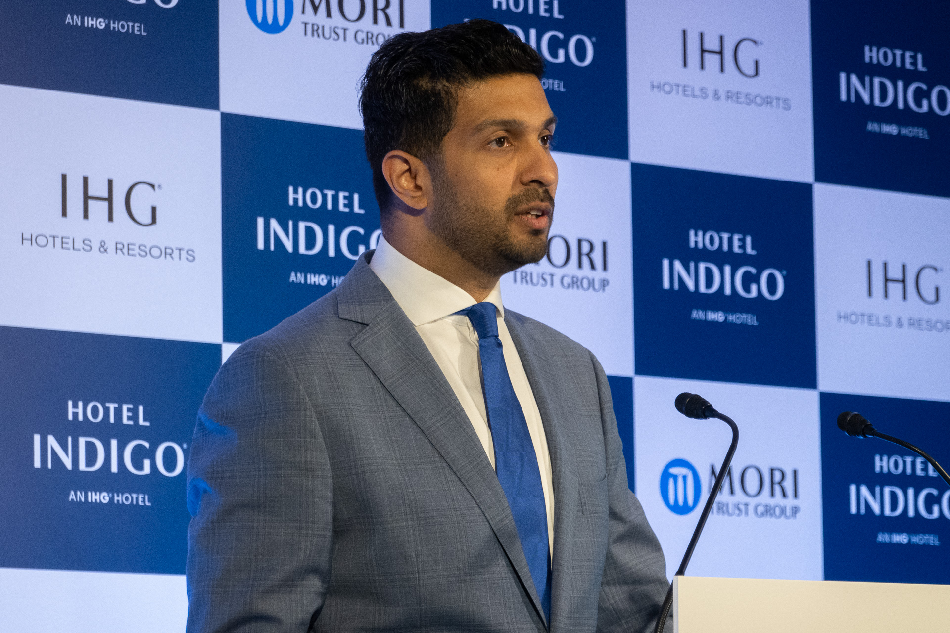 IHGホテルズ＆リゾーツ 日本＆マイクロネシア マネージングディレクター兼IHG・ANA・ホテルズグループジャパン合同会社 CEO アビジェイ・サンディリア氏