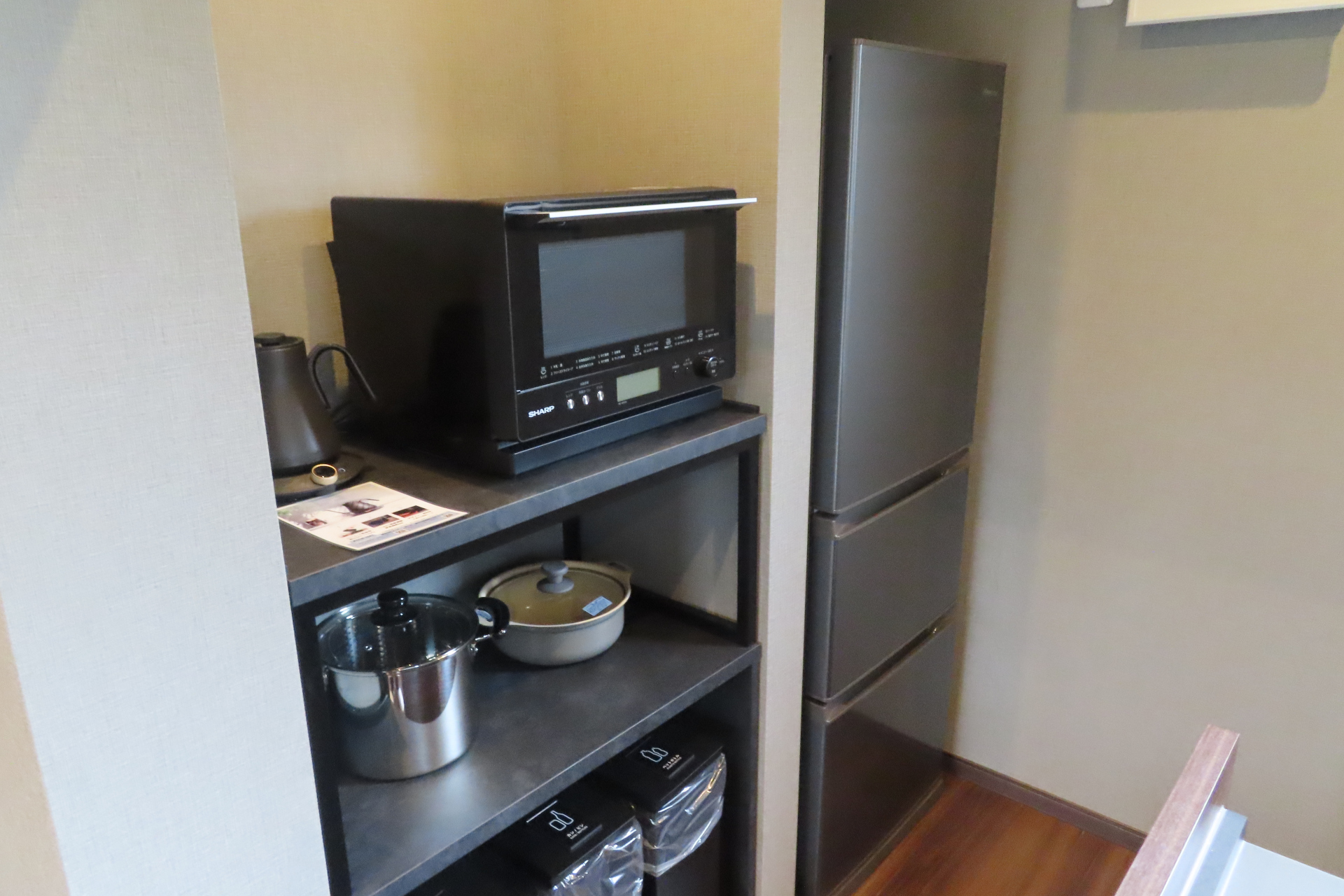 電子レンジや冷蔵庫も使える