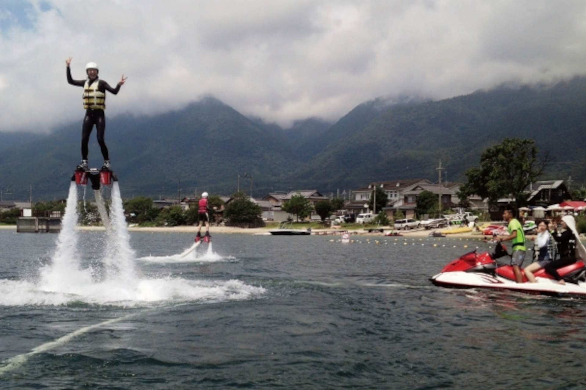 水圧を使ったフライボード