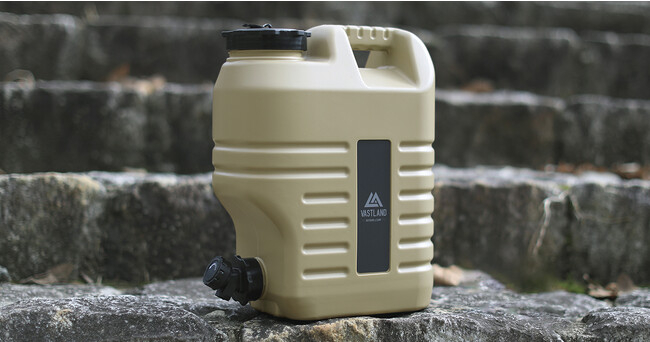 キャンプギアブランドVASTLANDから「ウォータータンク 12L」発売
